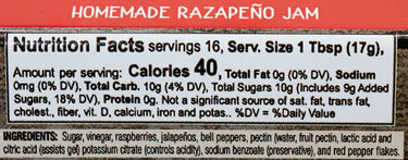Razapeño Jam | 8 oz. Jar | Pack of 3 | Raspberry & Jalapeno Jam | Fruity Spice | Made in Ravenna, NE | Nutt Family Jams and Jellies